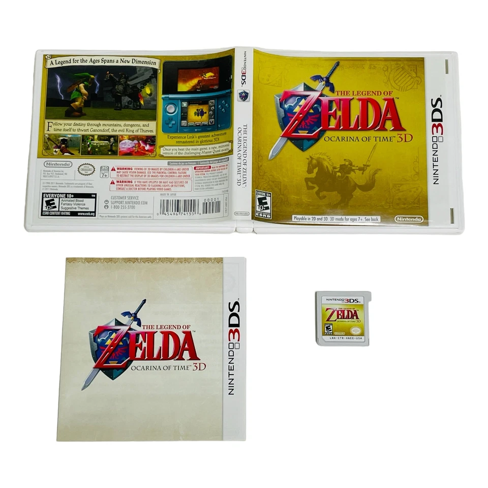 The Legend of Zelda Ocarina of Time 3D Nintendo 3DS Video Game - Image 1 of 1