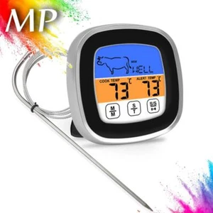 Grillthermometer Digital Bratenthermometer BBQ Smoker Fleischthermometer Fühler! - Bild 1 von 11