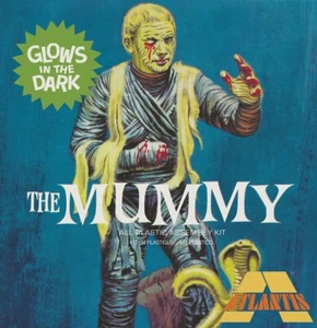 Atlantis Models Mummy Glow-in-the-Dark Edition 1:8 452 Plastic Kit Lon Chaney - Picture 1 of 1