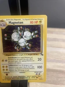 Magneton 11/62 Holo Fossil Pokemon LP Fast Shipping - Picture 1 of 10