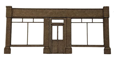 FAIR PRICE MODELS Terrasse Ladenfront Kratzhilfe Bausatz Modellbahnanlage 1/76 4mm Spur 00