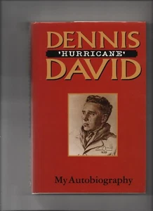 HURRICANE  MY AUTOBIOGRAPHY  DENNIS DAVID  WITH 2 SIGNATURE - Picture 1 of 3