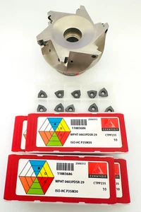 CERATIZIT A280.80.R.06 Fräskopf + 50 Stk. WPHT0603PDSR-29 CTPP235 NEU - Bild 1 von 4