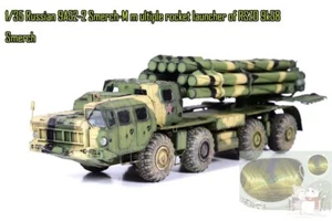 Trompetero CONSTRUIDO 1/35 01020 BM-30 ruso 9A52-2 Smerch-M lanzamiento múltiple de cohetes - Imagen 1 de 12