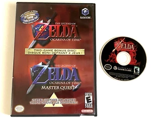 Zelda Ocarina of Time Master Quest Nintendo GameCube Game Case Disc The Legend - Picture 1 of 9