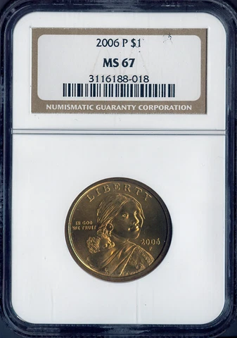 2006-P Sacagawea Native Dollar NGC MS67 Quality ✔️ Cover