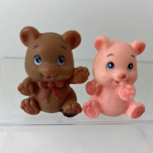2,CUTE MINIATURE 2” TEDDY BEARS PVC FIGURE CAKE TOPPER - Picture 1 of 6