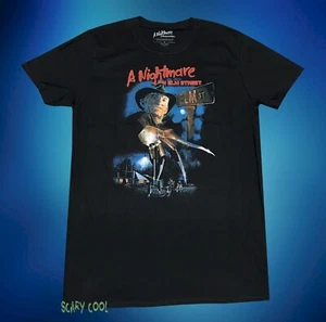 New A Nightmare on Elm Street Freddy Krueger Black Mens Vintage T-Shirt - Picture 1 of 2