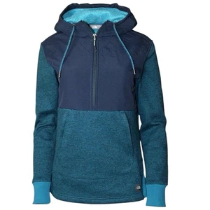 The North Face Tech Sherpa Jacket Large Pullover Zip Fleece Hood Coat - Picture 1 of 4