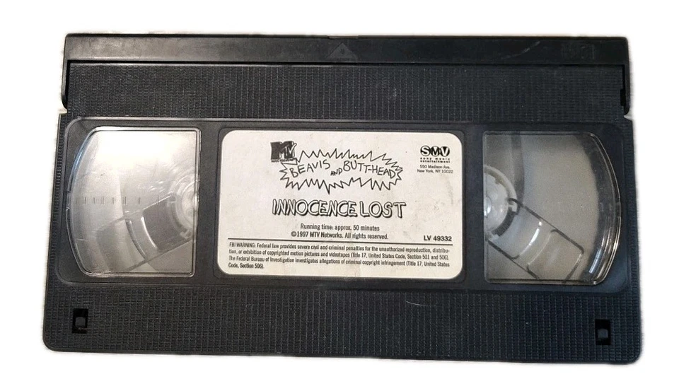 Beavis and Butthead Innocence Lost VHS No Sleeve  Foto 1 de 1