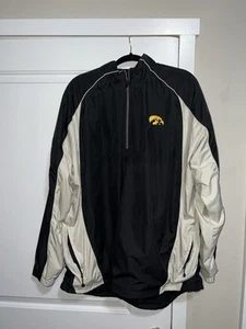 University Of Iowa G Gear Windbreaker Jacke Gr- XXL schwarz und grau Farbgebung - Bild 1 von 5