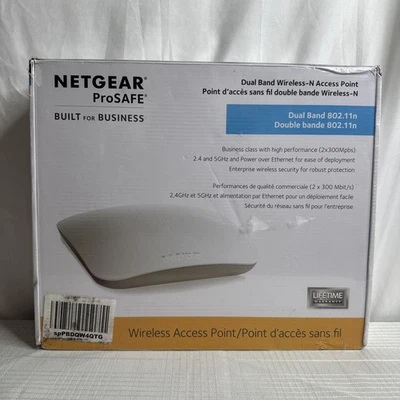 Netgear ProSAFE Dual Band Wireless-N Access Point WNDAP360-100NAS NEW SEALED - Image 1 of 4