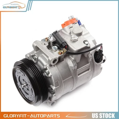For BMW 2004-2005 545i 645Ci 4.4L 2006-2010 550i 650i 4.8L A/C AC Compressor New - Image 1 of 4