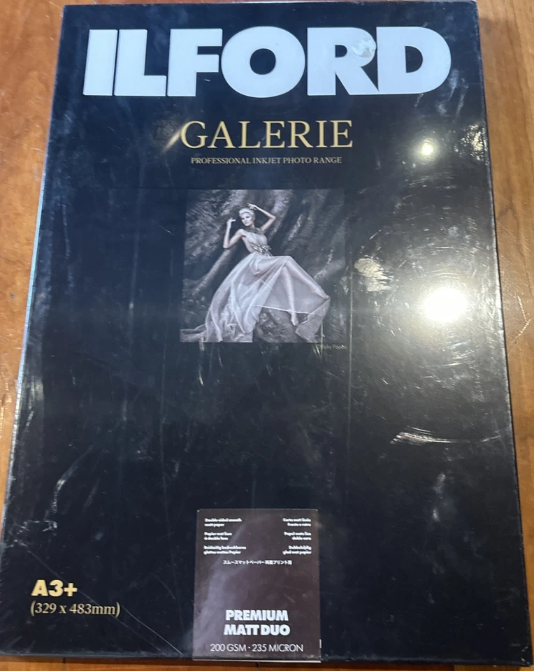 Ilford GALERIE Premium Matt Duo 50 Sheet Box 200GSM 235 MIcron - Image 1 of 2
