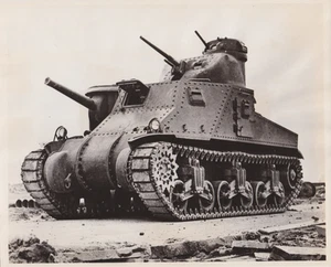 1941 Pressefoto WWII U.S. Army M3 Medium Tank gebaut von Chrysler Corporation - Bild 1 von 2
