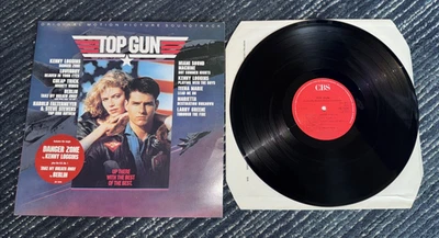 TOP GUN 1986 Vinyl 33rpm LP Original Motion Picture Soundtrack MINT - Image 1 of 4