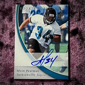 Alvin Pearman 2005 SP Autograph RC /850 UVA Virginia Rookie Jags Jersey Hunter💙 - Bild 1 von 2