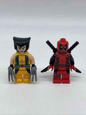LEGO Marvel Дэдпул/Росомаха минифигурка от 6866 подлинный LEGO - Изображение 1 из 4