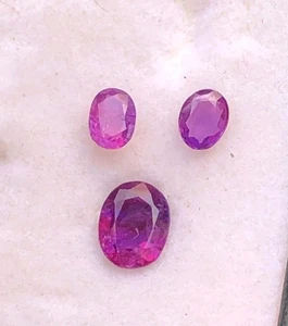 1.80ct Amazing natural Top Quality Purple Redesh Color Ruby  From Afghanistan - Picture 1 of 4
