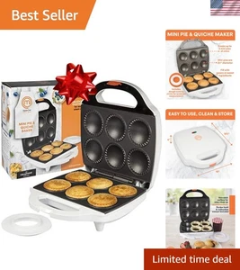 Mini Pie & Quiche Maker - Non-Stick Cooker for Small Pies - Picture 1 of 11