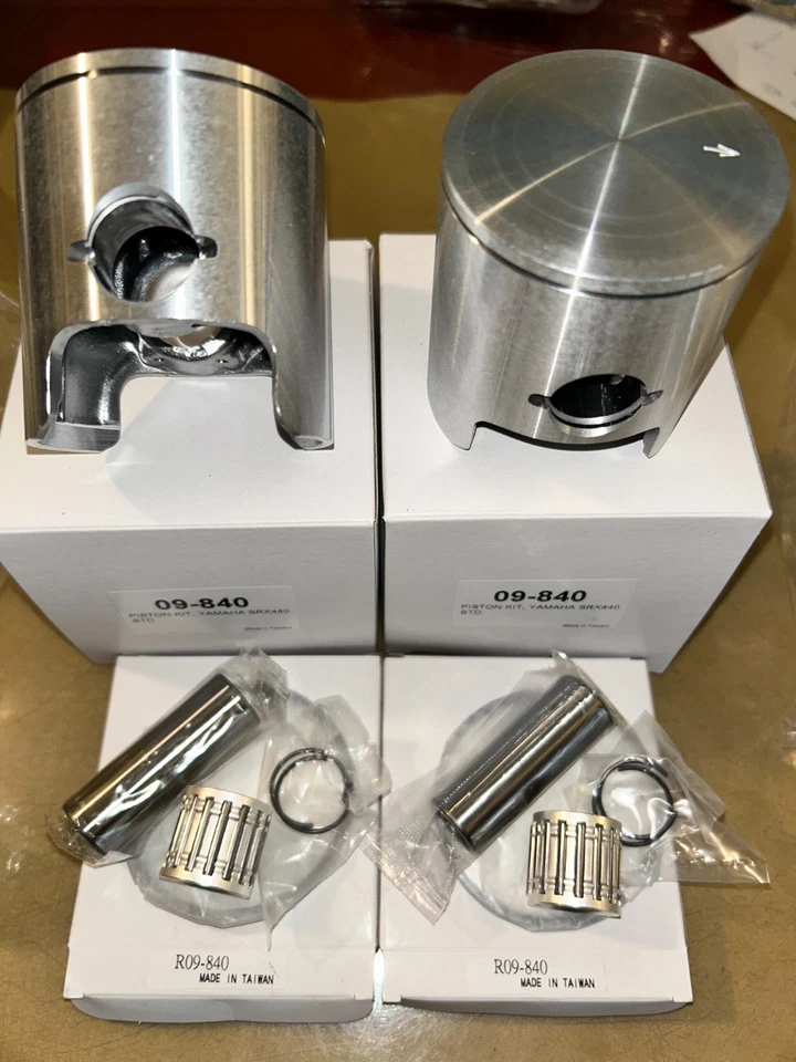 Yamaha SRX440 E 1981 refrigerado por líquido RT-437cc [JUEGO DE 2] KITS DE PISTÓN_+brgs_std talla Foto 1 de 1