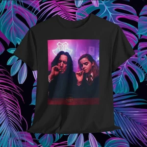 Hermione Granger Professor Snape Harry Potter Smoking Shirt Funny Cotton - Picture 1 of 15