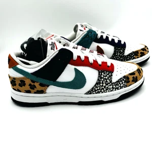 Nike Dunk Low SE Multicolor 2022 - DN3866-100 Safari Mix Size 6 - Picture 1 of 24