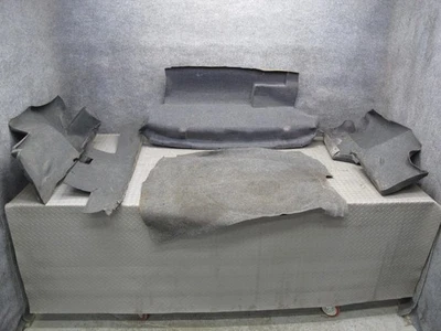 87-91 BMW E30 325i CONVERTIBLE REAR TRUNK TRIM PANEL CARPET COVER SET OEM - Image 1 of 4