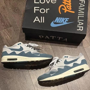 DH1348-004 Herren 9.0US Patta Nike Air Max 1 Noise Aqua aus Japan - Bild 1 von 5