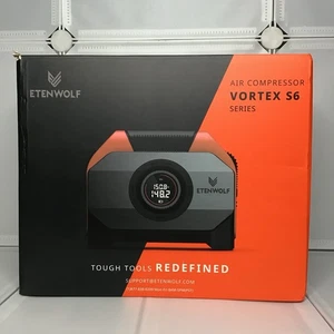 Compresor de aire portátil inflador de neumáticos ETENWOLF VORTEX S6 con 7 modos actuales - Imagen 1 de 16