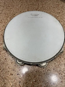Vintage Ludwig WeatherMaster 10" db-750 Double-Row Tambourine Sounds Great! - Picture 1 of 9