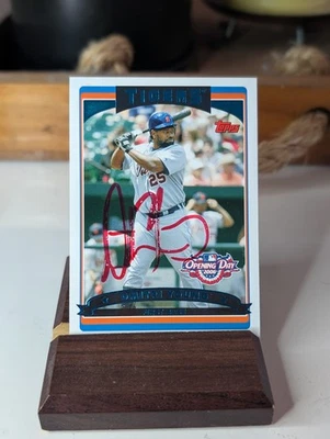 2006 Topps Opening Day #131 Dmitri Young - Hand Signed - Image 1 of 2