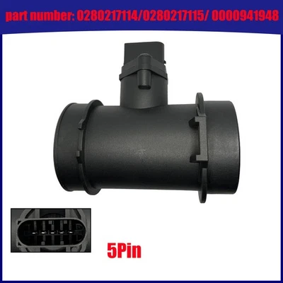  0280217114 Mass Air Flow Sensor For Mercedes-Benz C230 SLK230 2.2L 2.3L Foto 1 de 3