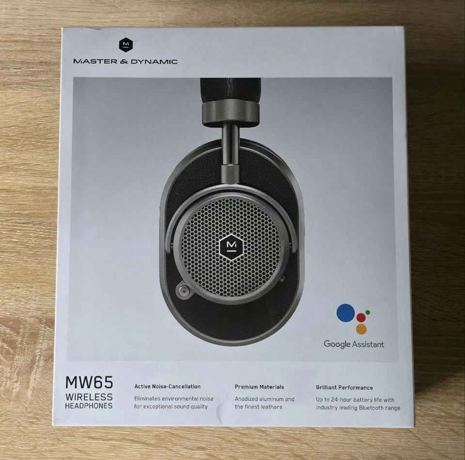 Master & Dynamic MW65 Bluetooth Headphones - Black used Japan - Image 1 of 4