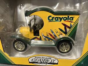 1998 Gearbox Toy Crayola 1912 Ford Delivery Car Coin Bank Series #1