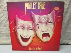 Motley Crue -Theater Of Pain -1st 1985- Elektra 60418-1-E SP {Sterling} Vinyl LP - Picture 1 of 10