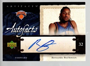 2007-08 Artifacts Autofacts #AFRE Renaldo Balkman - Bild 1 von 1