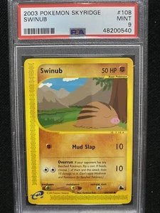 2003 Pokemon Skyridge Swinub 108/144 PSA 9 Mint - Picture 1 of 1
