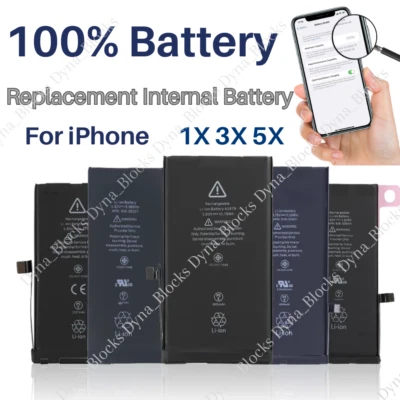 100% Replacement Battery For iPhone 6 7 Plus 8 X XS XR 11 12 13 14 15 Tools LOT - Image 1 of 4