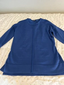 Women's Metric Blue Long Sleeve Shirt Large EUC - Picture 1 of 11