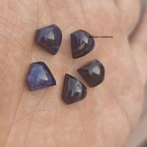 Piedra preciosa natural suelta cabujón diamante sodalita azul de 8x8 mm a 20x20 mm - Imagen 1 de 7