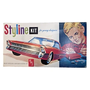 AMT/Ertl Styline Ford Galaxie 8120 Vtg 1996 1:25 Model Kit Unassembled Open Box - Picture 1 of 13