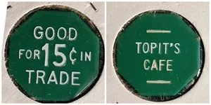 Topit's Cafe good for 15c token gft200 - Picture 1 of 6