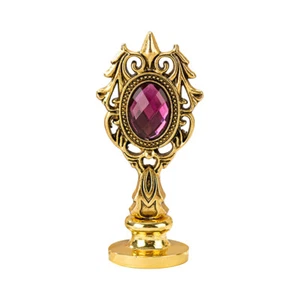 Metal Roman Column Seal Handle Ornamental for Wedding Invitations (Gold Purple) - Picture 1 of 7