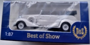 1:87 RARE! Discontinued BoS 1930 Mercedes 770 (W150) Spezial Tourenwagen White - Picture 1 of 3