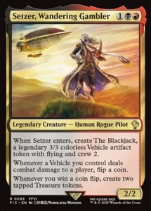 1x - Setzer, Wandering Gambler - #93 - CMR: FINAL FANTASY - NM MTG - Picture 1 of 1
