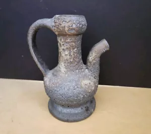 JOPEKA Keramik VASE/PITCHER Fat Lava Volcanic Brutalist Style MCM West Germany - Picture 1 of 19