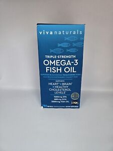 Omega-3 Fish Oil, Triple-Strength, 2,200 mg, 180 Softgels (1,100 mg per Softgel)