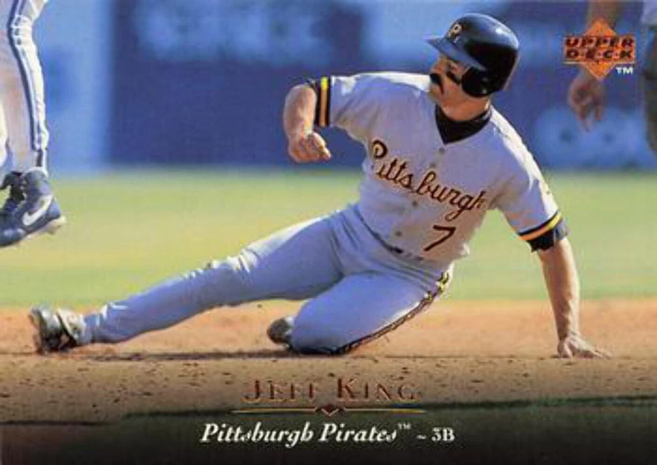 #384 Jeff King - Pittsburgh Pirates - 1995 Upper Deck Baseball - Image 1 of 1