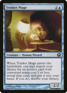 4x Trinket Mage SOM #048 Magic Magic English Casi Nuevo/Sin Jugar Tarjeta de UC Poco Común - Imagen 1 de 1